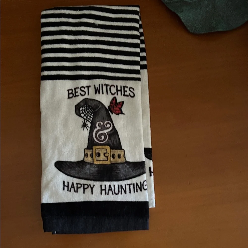 Halloween Witch Hat Kitchen Towel